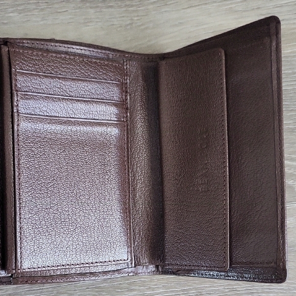 Bean Pole Plaid Wallet with Brown Trim - Picture 5 of 16